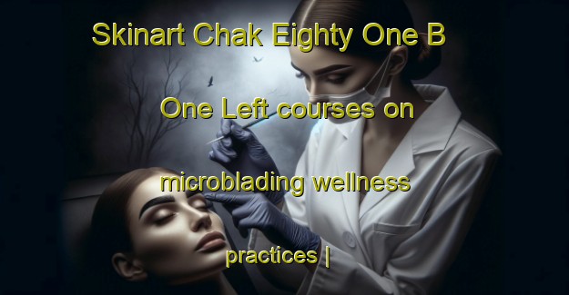 Skinart Chak Eighty One B   One Left courses on microblading wellness practices | MicrobladingTraining | MicrobladingClasses | SkinartTraining-Pakistan